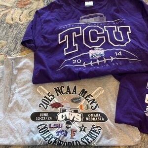 TCU vintage tees